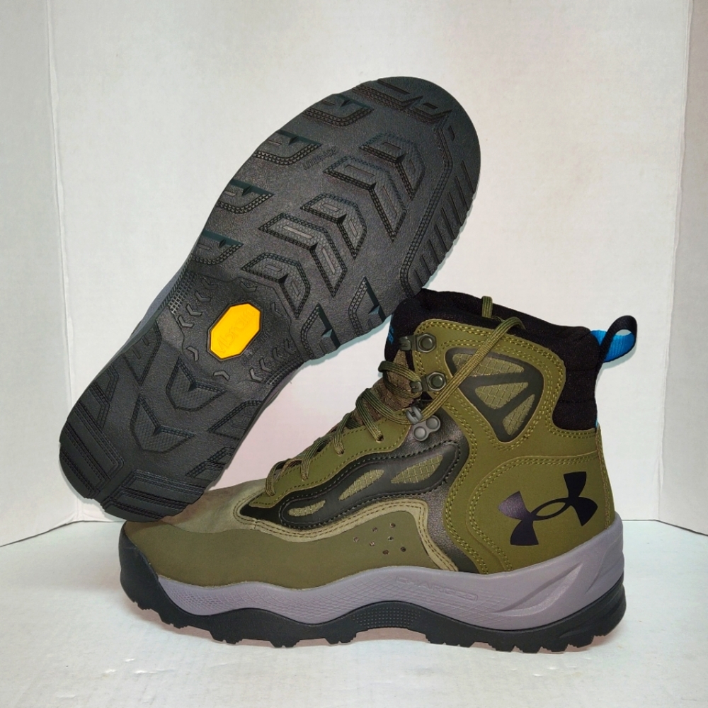Under Armour Charged Raider Mid Waterproof Hiking Boots 3024265-300Men's 8 - Picture 1 of 9